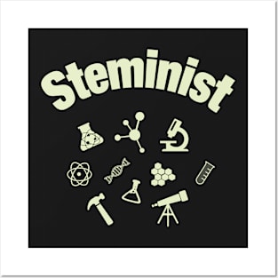 Steminist Scientist Posters and Art